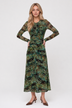 Mariella Dress (Brown Green)