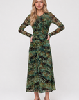 Mariella Dress (Brown Green)