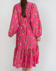 AMIRAH DRESS Long Sleeve (Pink)