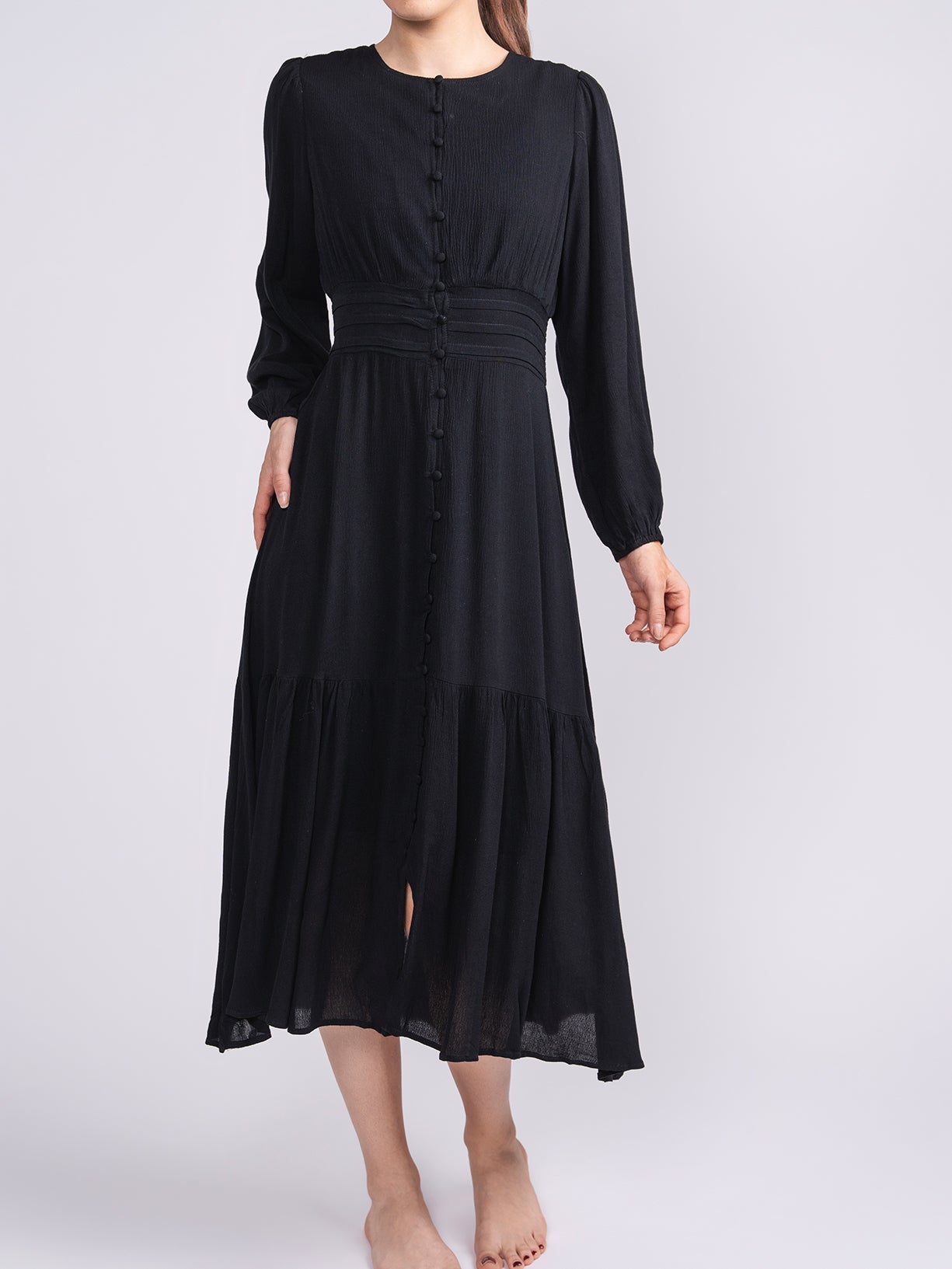 GWENYTH DRESS (JET BLACK)