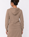 Amory Full-Zip Hoodie (Mocha)