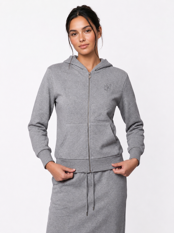 Amory Full-Zip Hoodie (Grey)