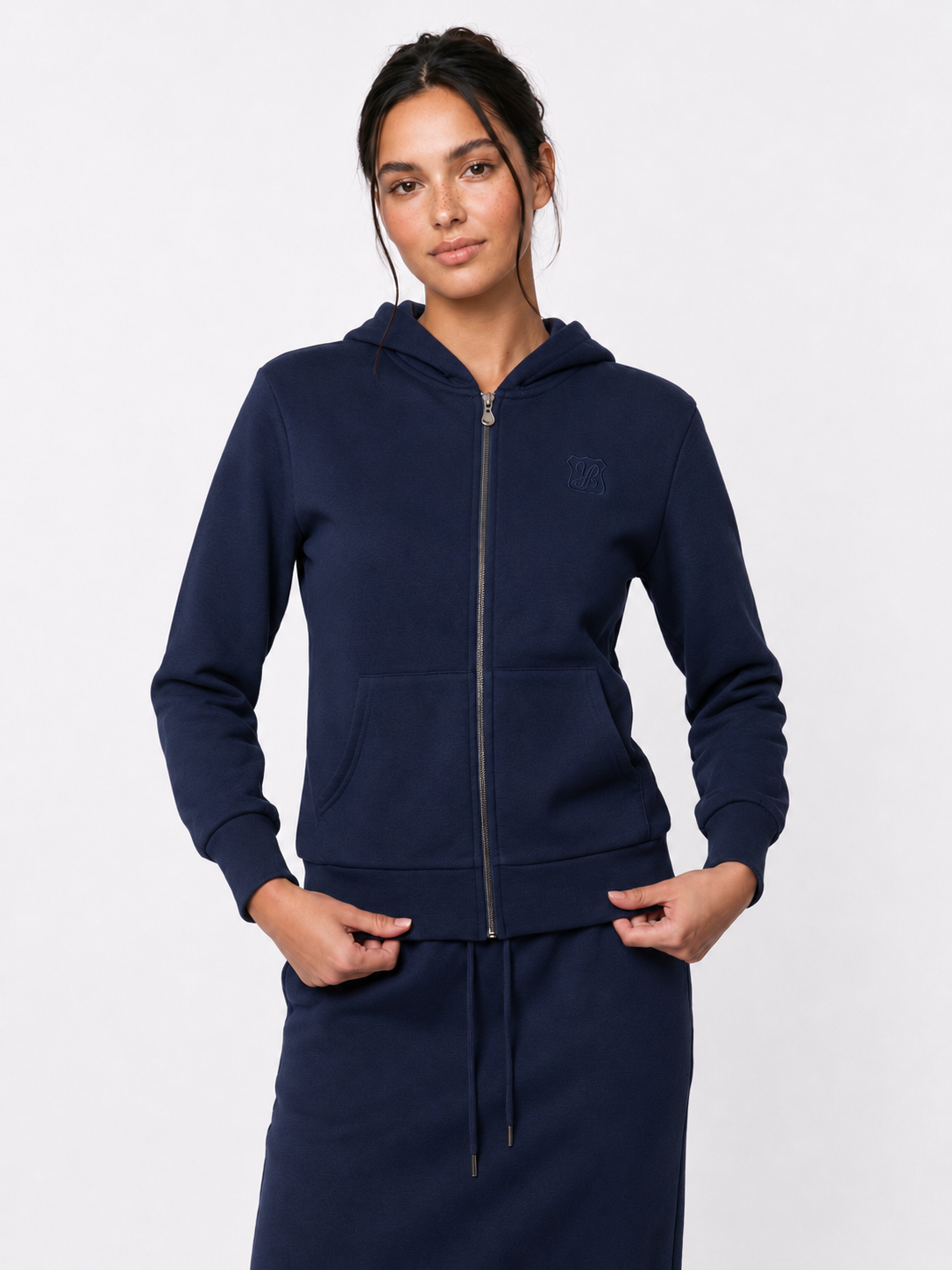 Amory Full-Zip Hoodie (Navy)