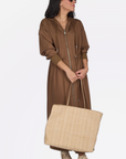 MINA DRESS (BROWN)