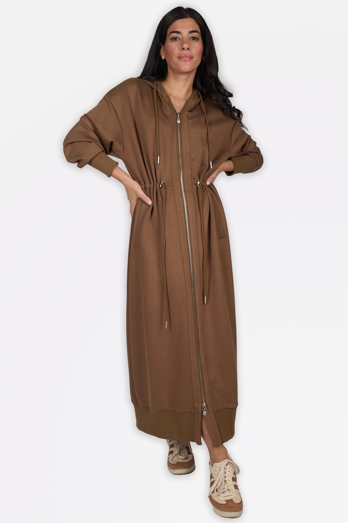 MINA DRESS (BROWN)