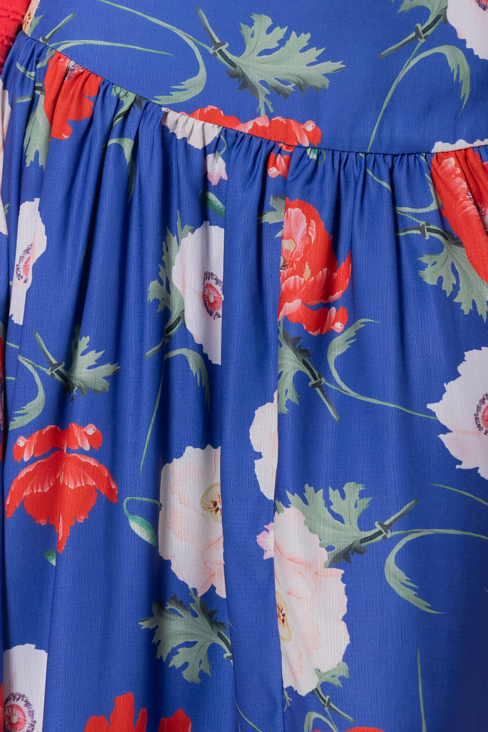 Tansy Skirt (Blue Flower) M
