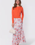 Chloe Cardigan (Deep Coral)