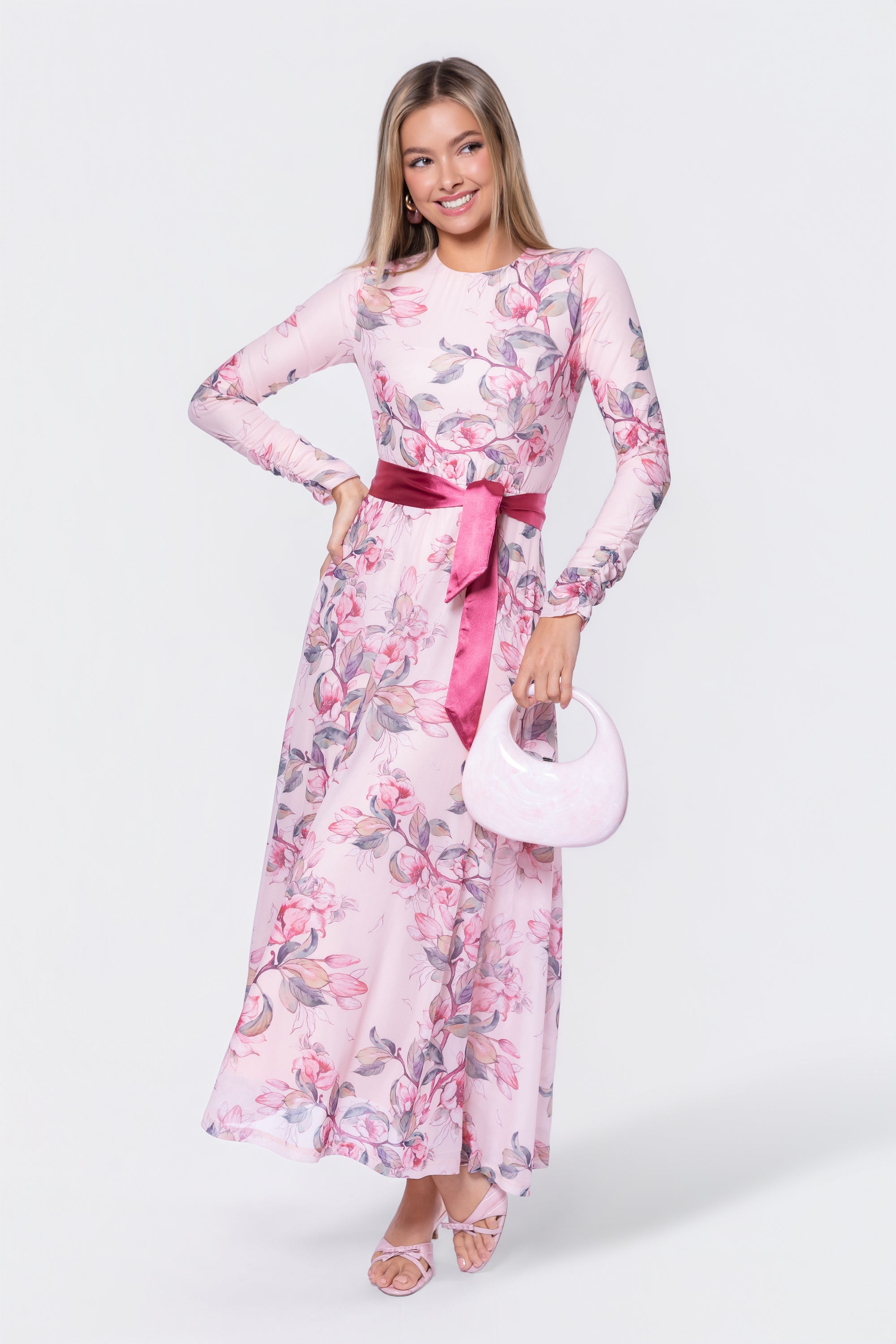 Florence Dress (Ivory Flower)