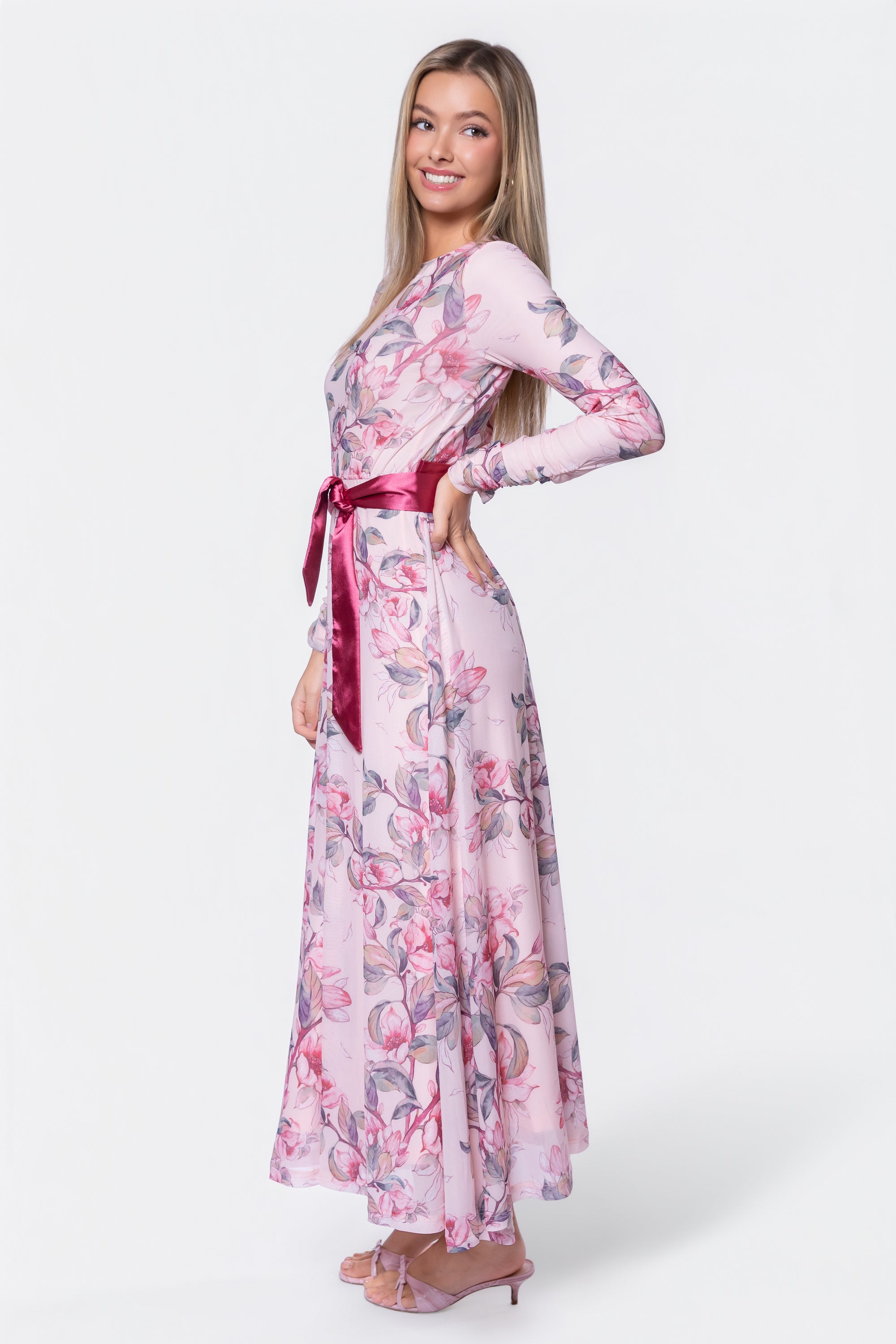 Florence Dress (Ivory Flower)