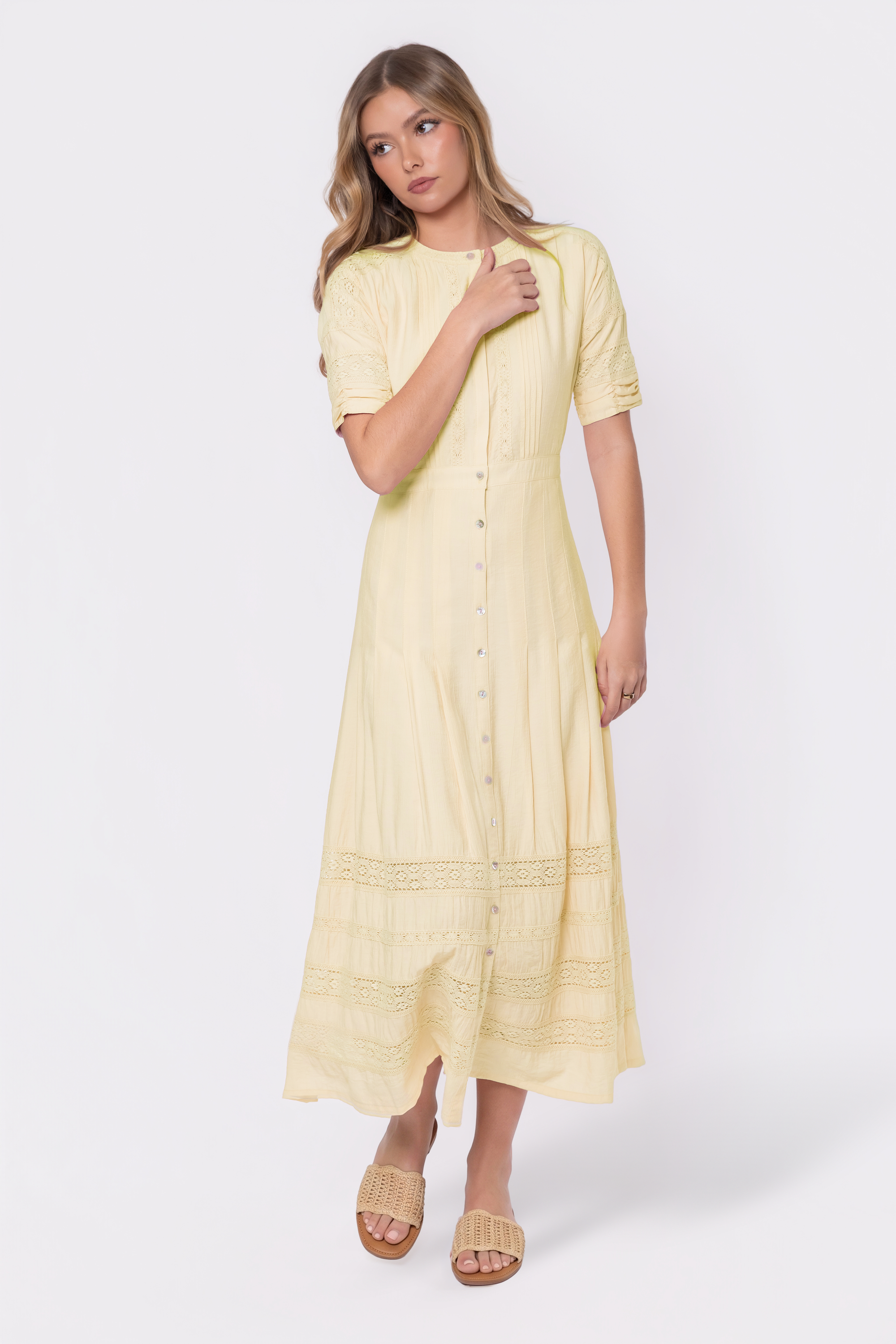 Sierra Dress (Butter Yellow)
