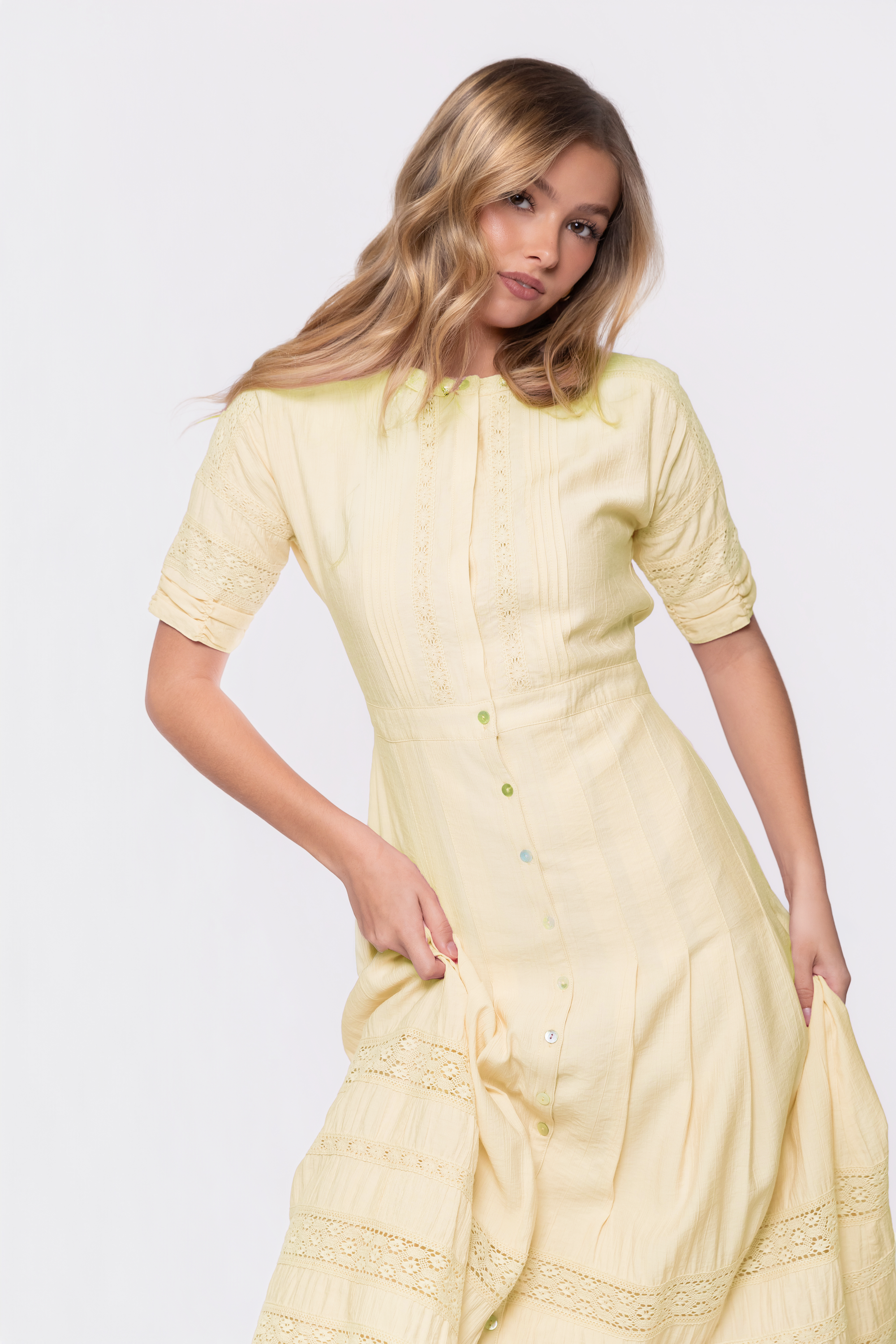 Sierra Dress (Butter Yellow)