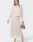 Anita Skirt (Khaki Stripe)