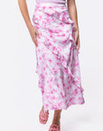 Laurel Skirt (White/Pink)