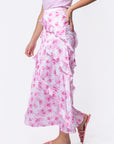 Laurel Skirt (White/Pink)