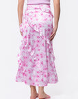 Laurel Skirt (White/Pink)