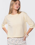 Jude Top (Butter Yellow)