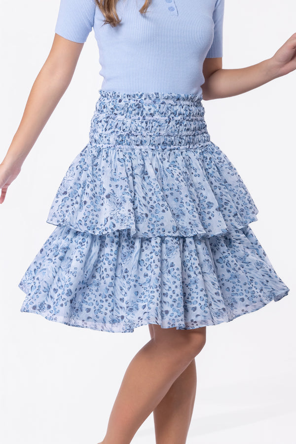 Zena Skirt 23" (Blue/Black)