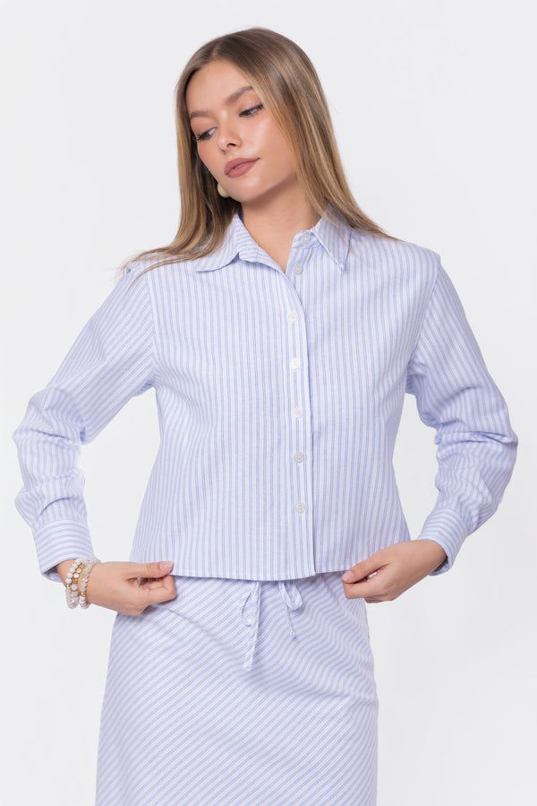 Anita Top (Blue Stripe)