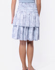 Zena Skirt 23" (Light Blue Flower)