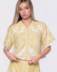 Lottie Top (Yellow White)