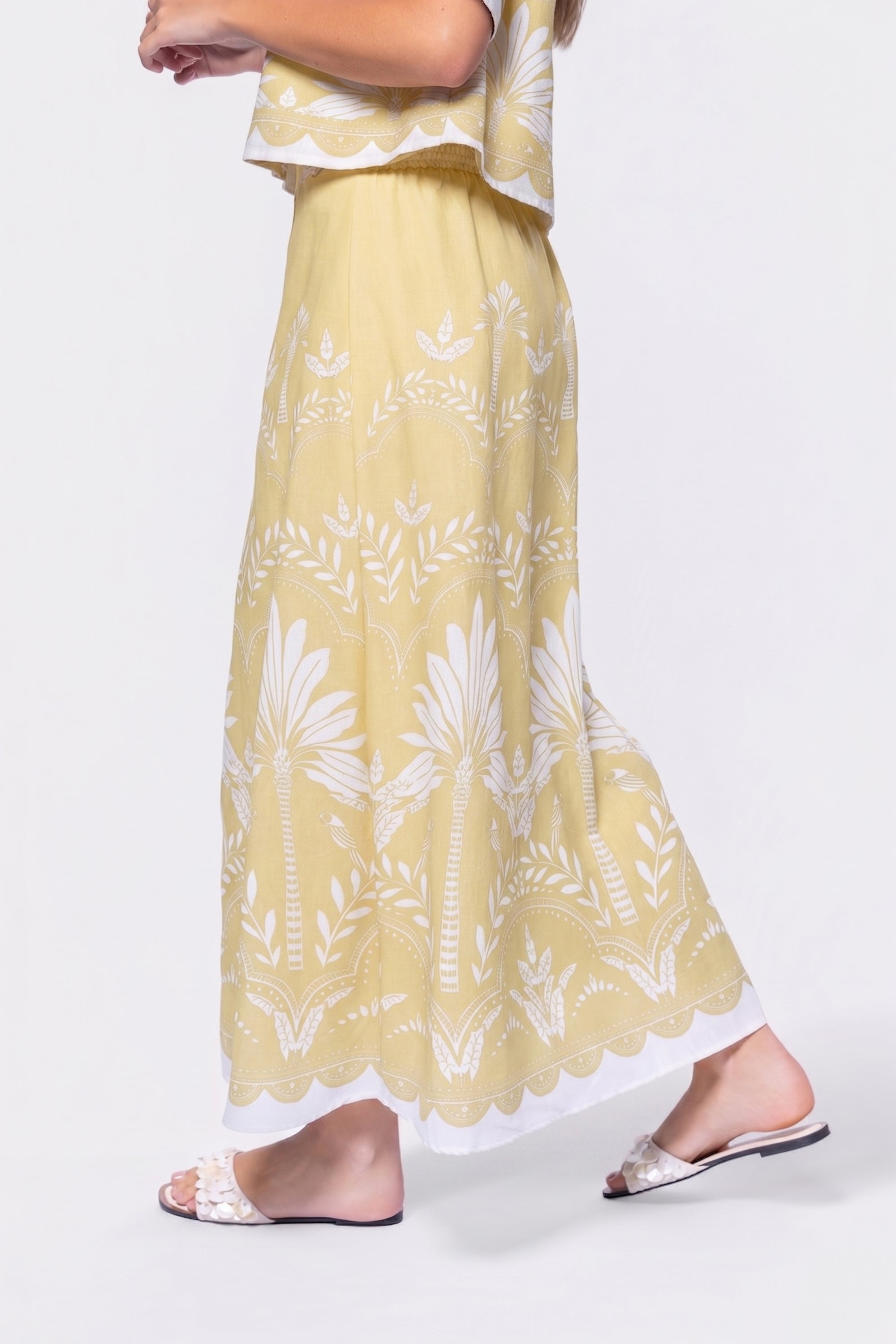 Lottie Skirt (Yellow White)