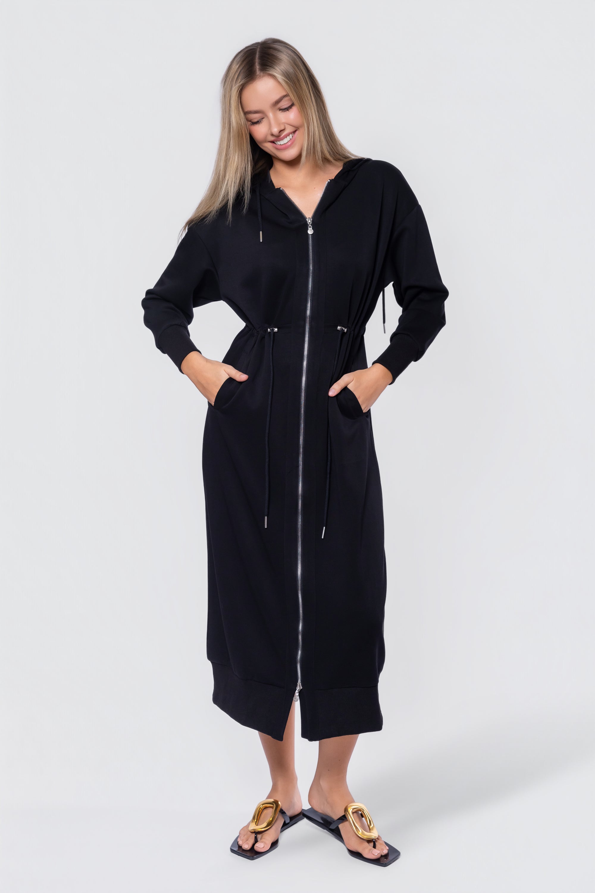 Mina Dress 50" (Black)