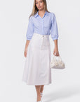Pia Top (Blue Stripe)
