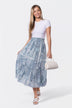 Nancy Skirt (White/Blue)