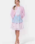 Nora Skirt 23" (Blue Pink)