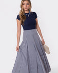 Sonoma Skirt (Blue Stripe)