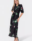 Audrey Dress Short Sleeve (Black Ground)