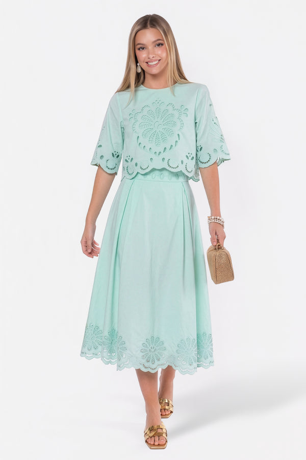 Kenna Skirt (Light Blue)