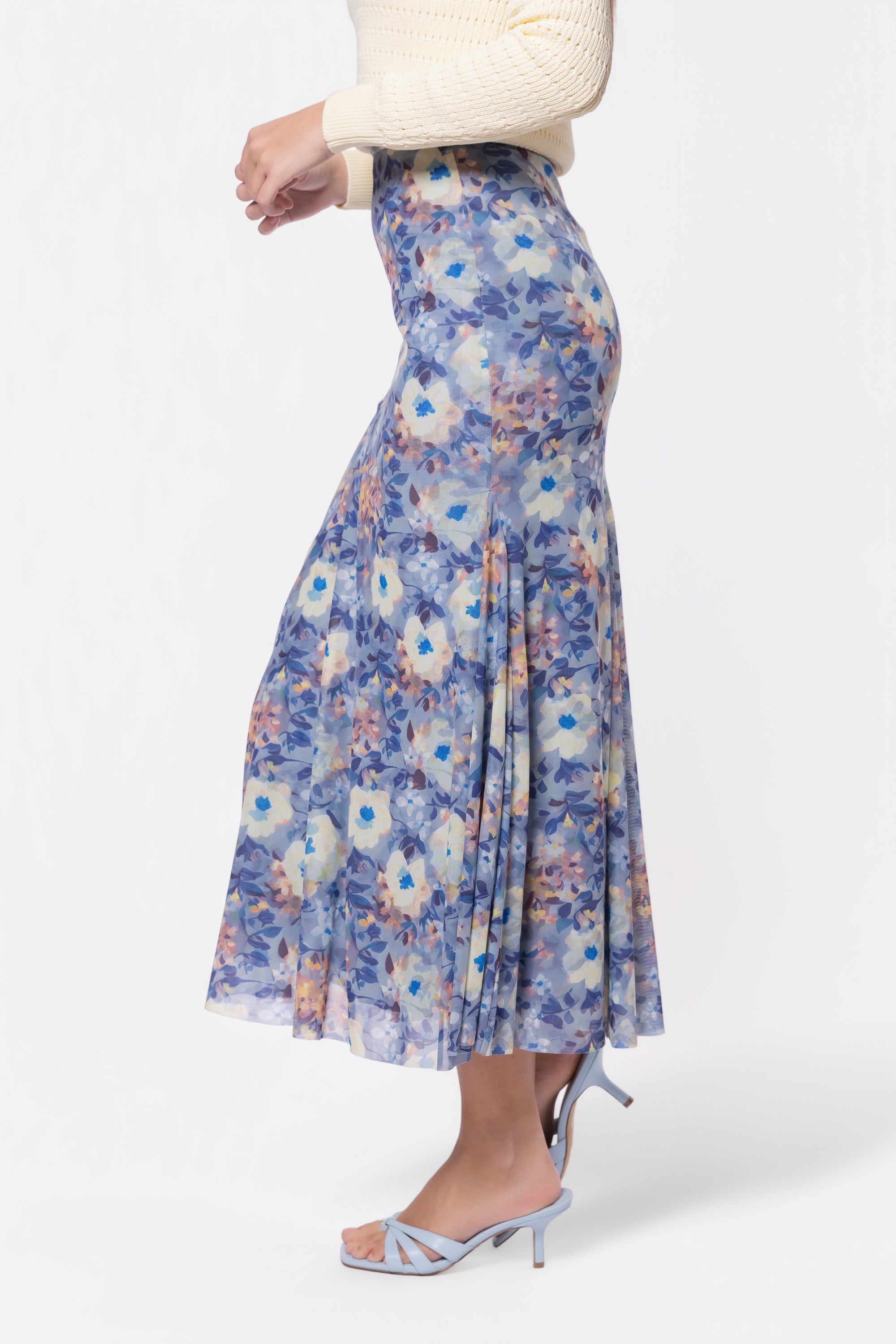 Natalia Skirt (Blue/Yellow)