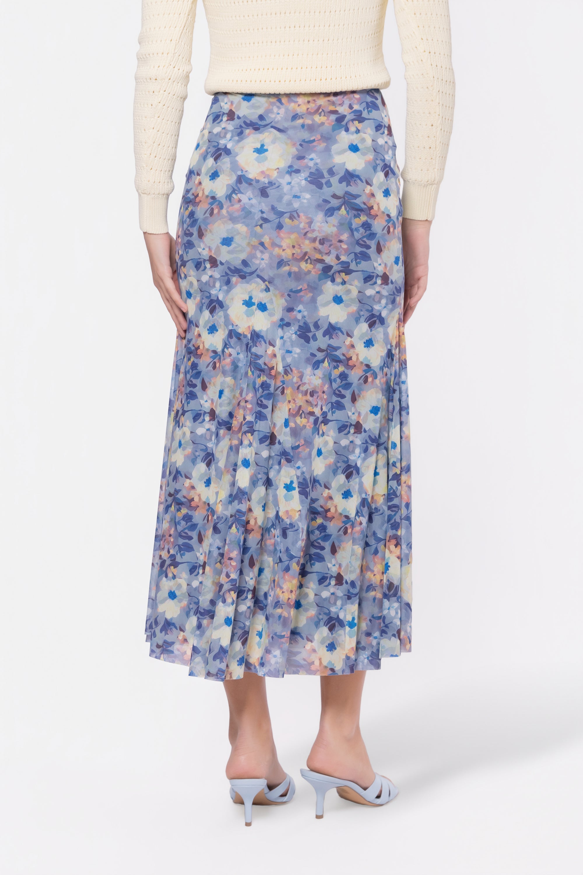 Natalia Skirt (Blue/Yellow)