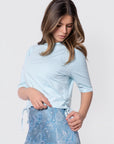 Mila Top (Light Blue)