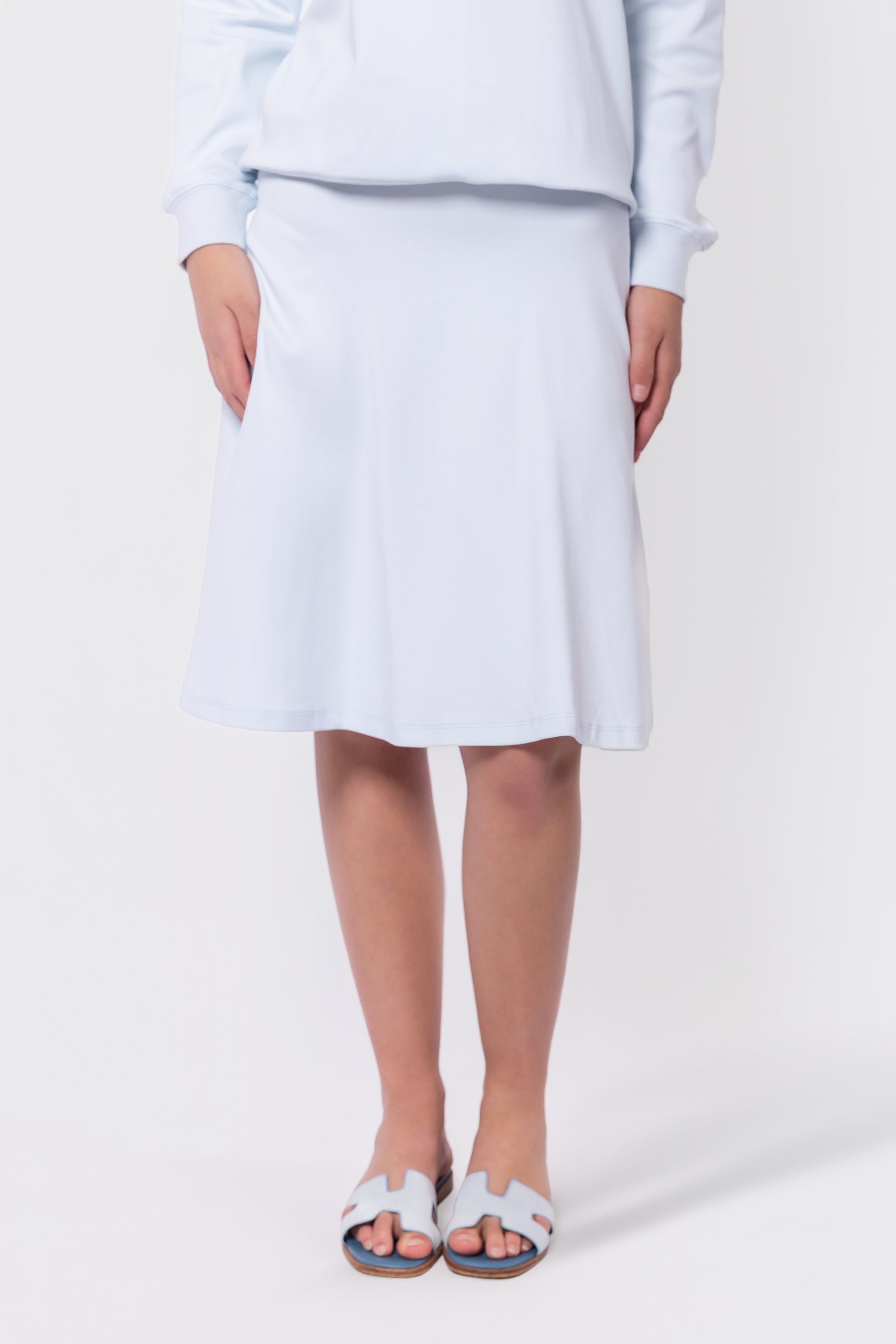 Karla Skirt 23" (Light Blue)