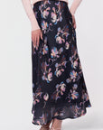 Lisa Skirt (Black Pattern)
