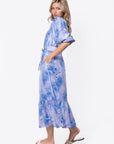 Alice Dress Short Sleeve (Blue Purple)