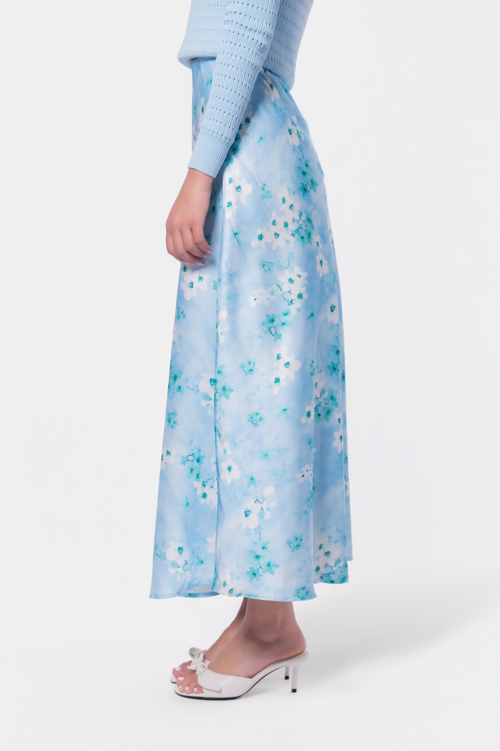 Lisa Skirt (Mint Flower)