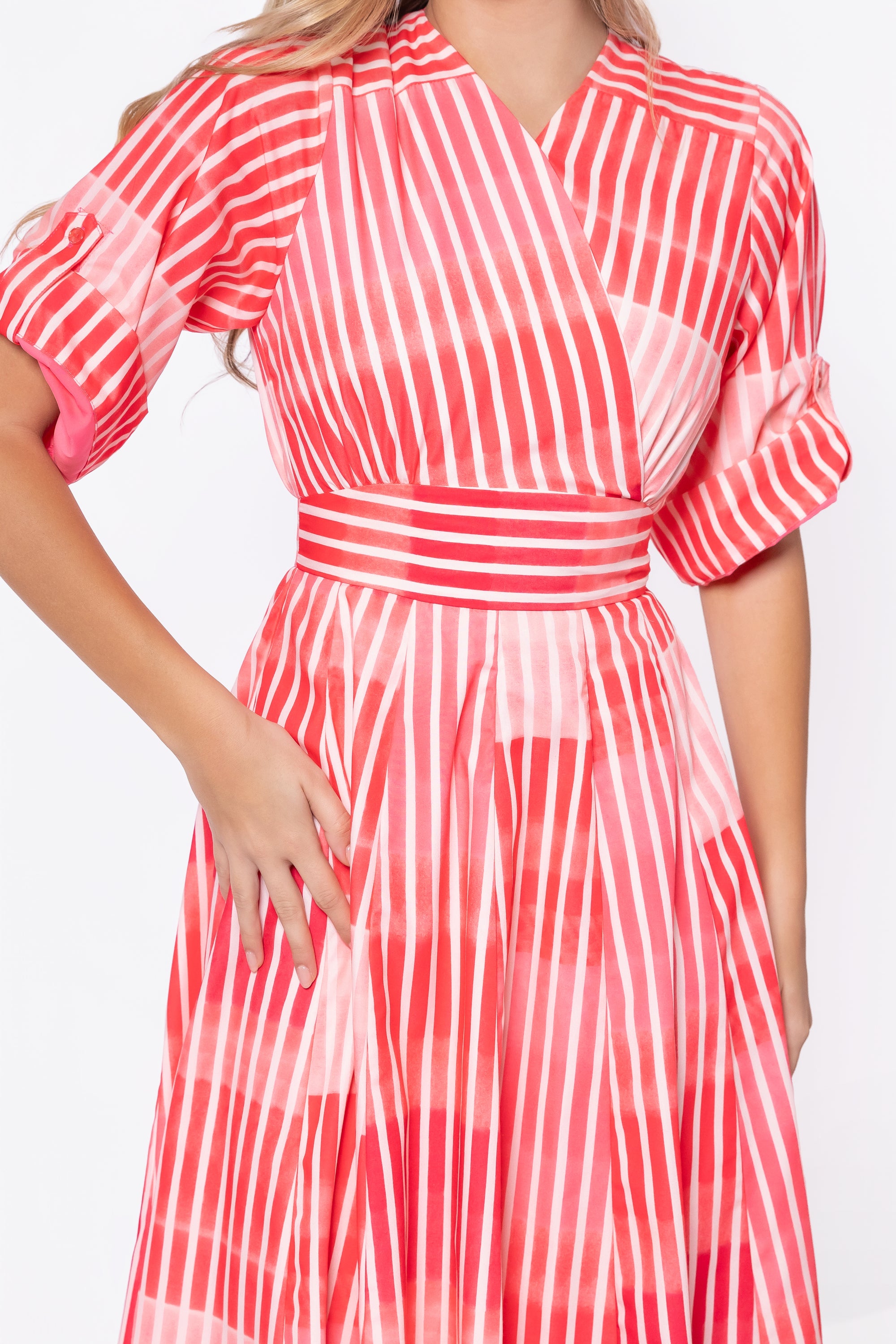 Linda Dress (Pink Multi)