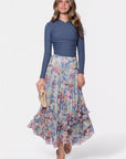 Kalina Skirt (Light Blue Pattern)