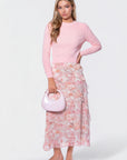 Zella Skirt (Light Pink Pattern)