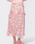 Zella Skirt (Light Pink Pattern)