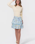 Zena Skirt 20" (Mint/Purple)