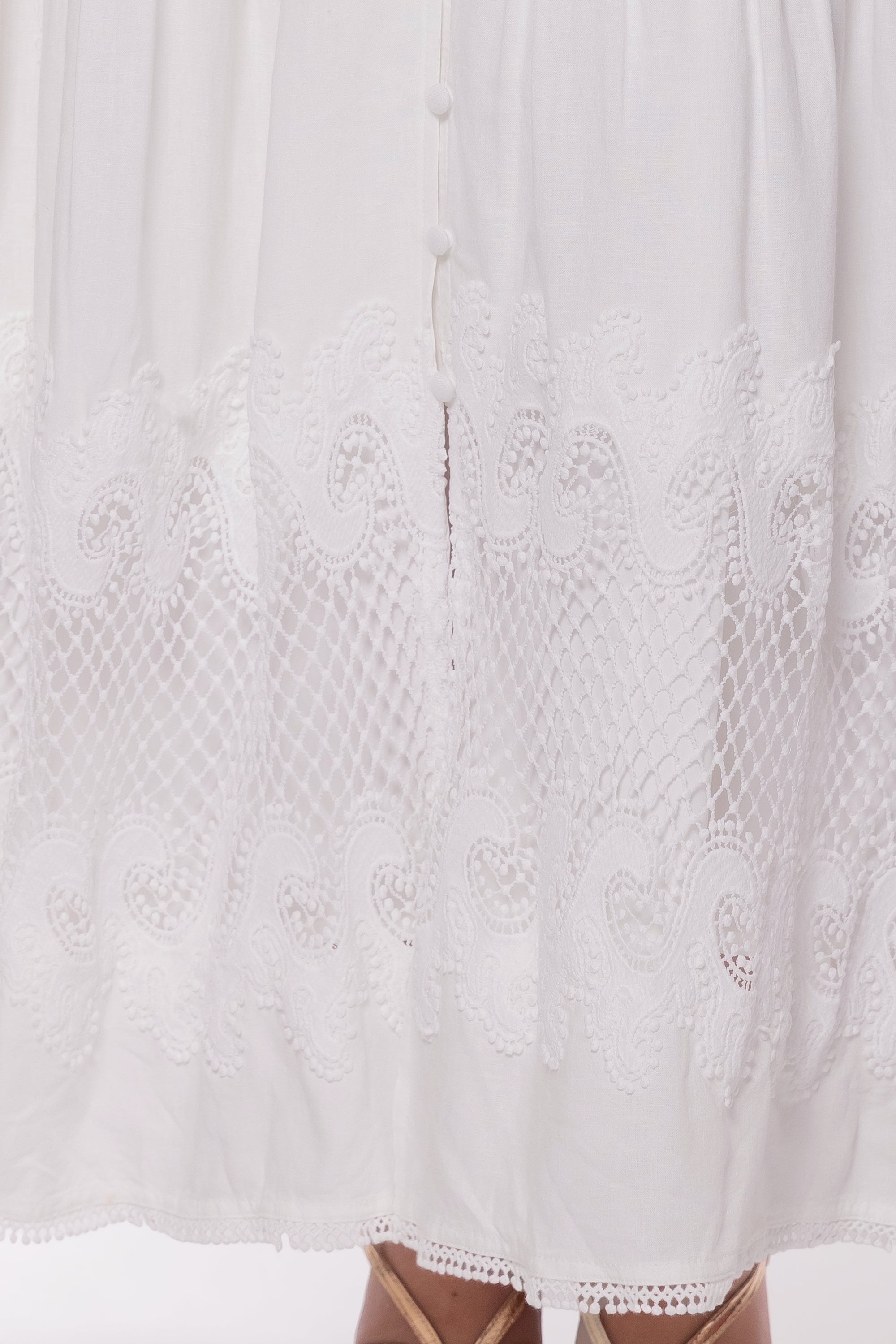 Hallie Dress (White)