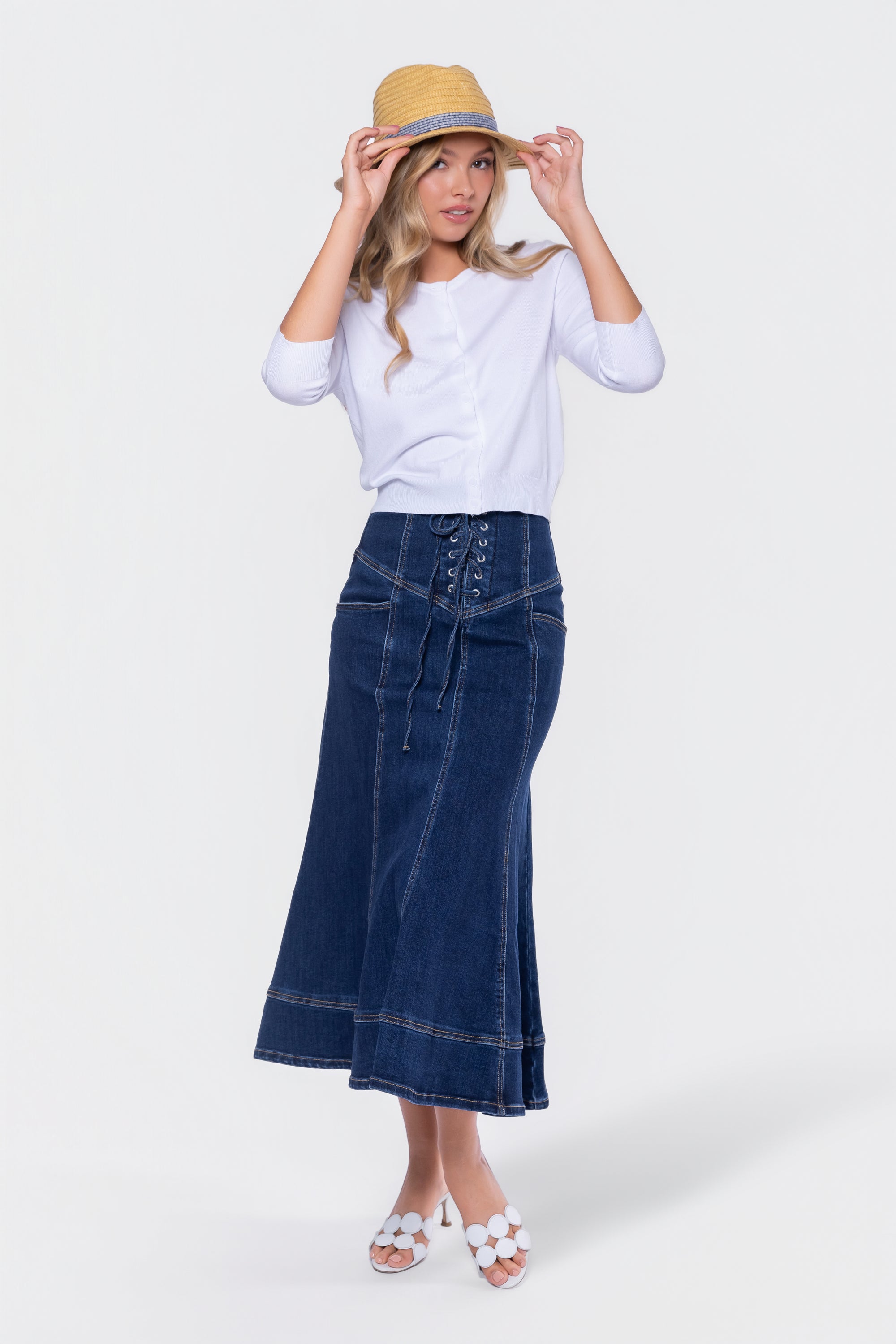 Vera Skirt (Dark Blue)