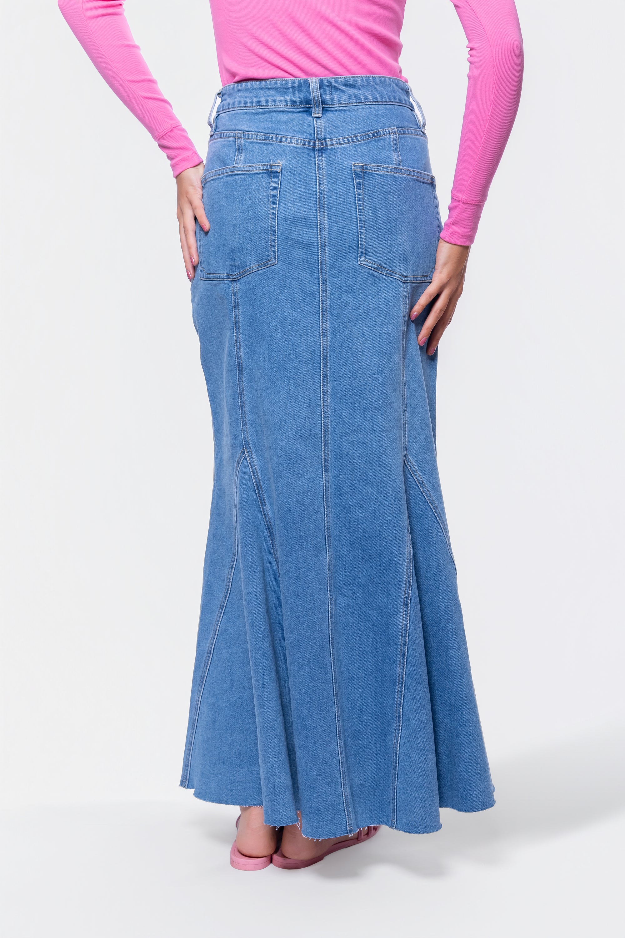 Arden Skirt (Medium Blue)