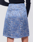 Hannah Skirt (Blue Pattern)