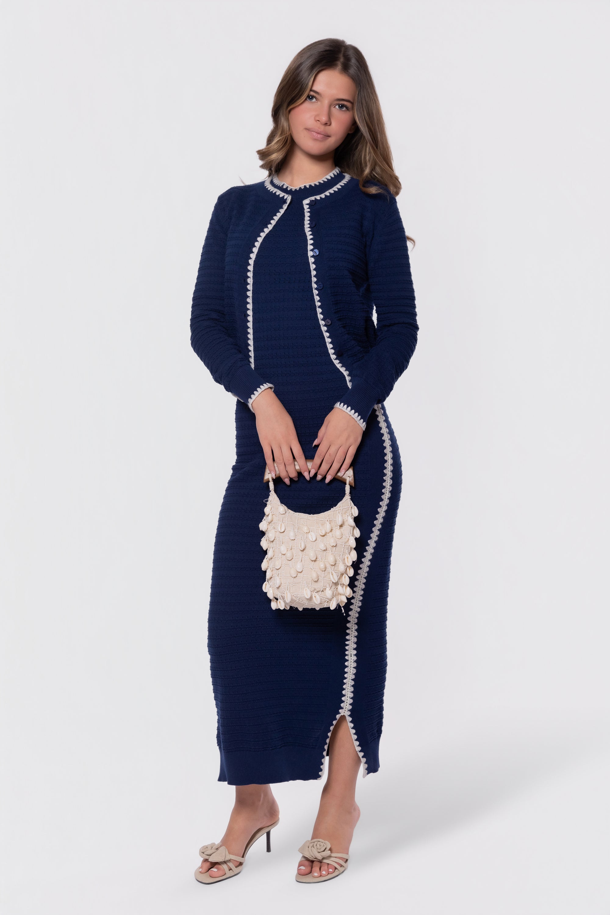 Amaya Cardigan (Navy)