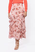Zella Skirt (Peach Flower)
